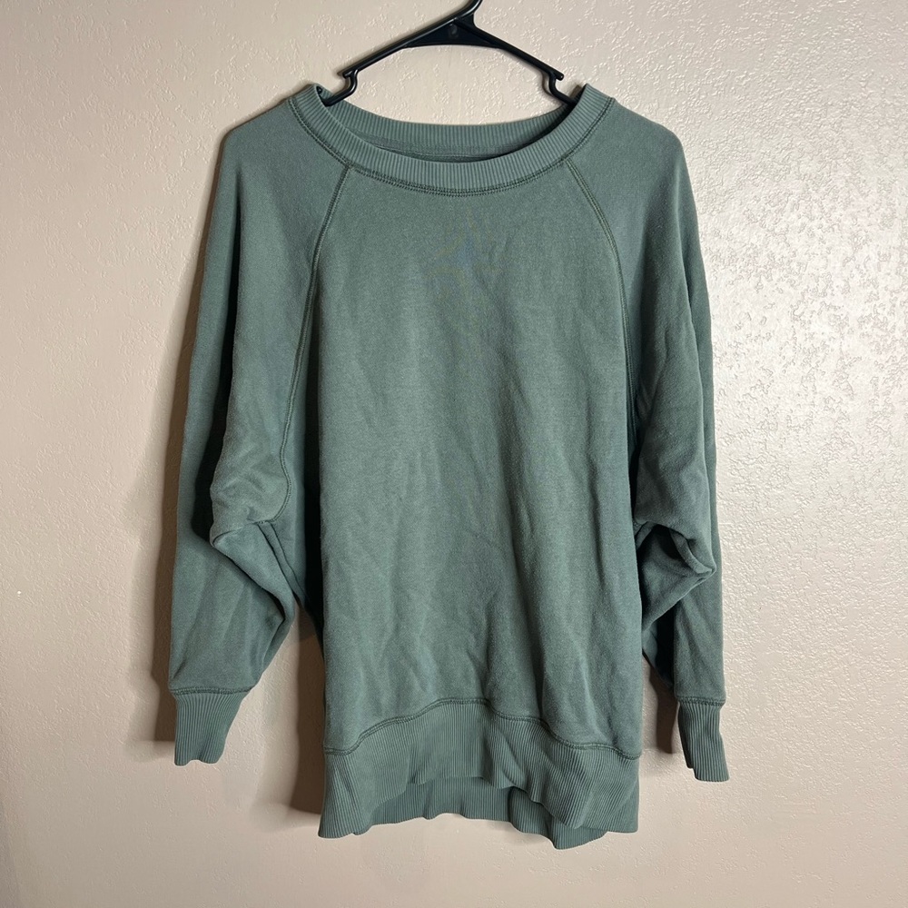 aerie olive green crewneck